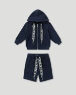 "PFK Laced Kids Tracksuit Navy"