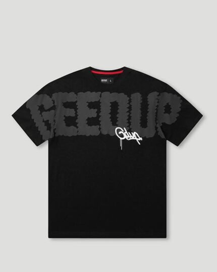 "Scribble Fill Handstyle T-Shirt Black