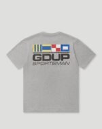 "GDUP Sportsman Flag T-Shirt Grey"