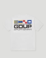 "GDUP Sportsman Flag T-Shirt White"