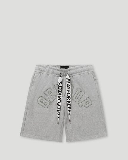 PFK Laced Zip Shorts in Grey